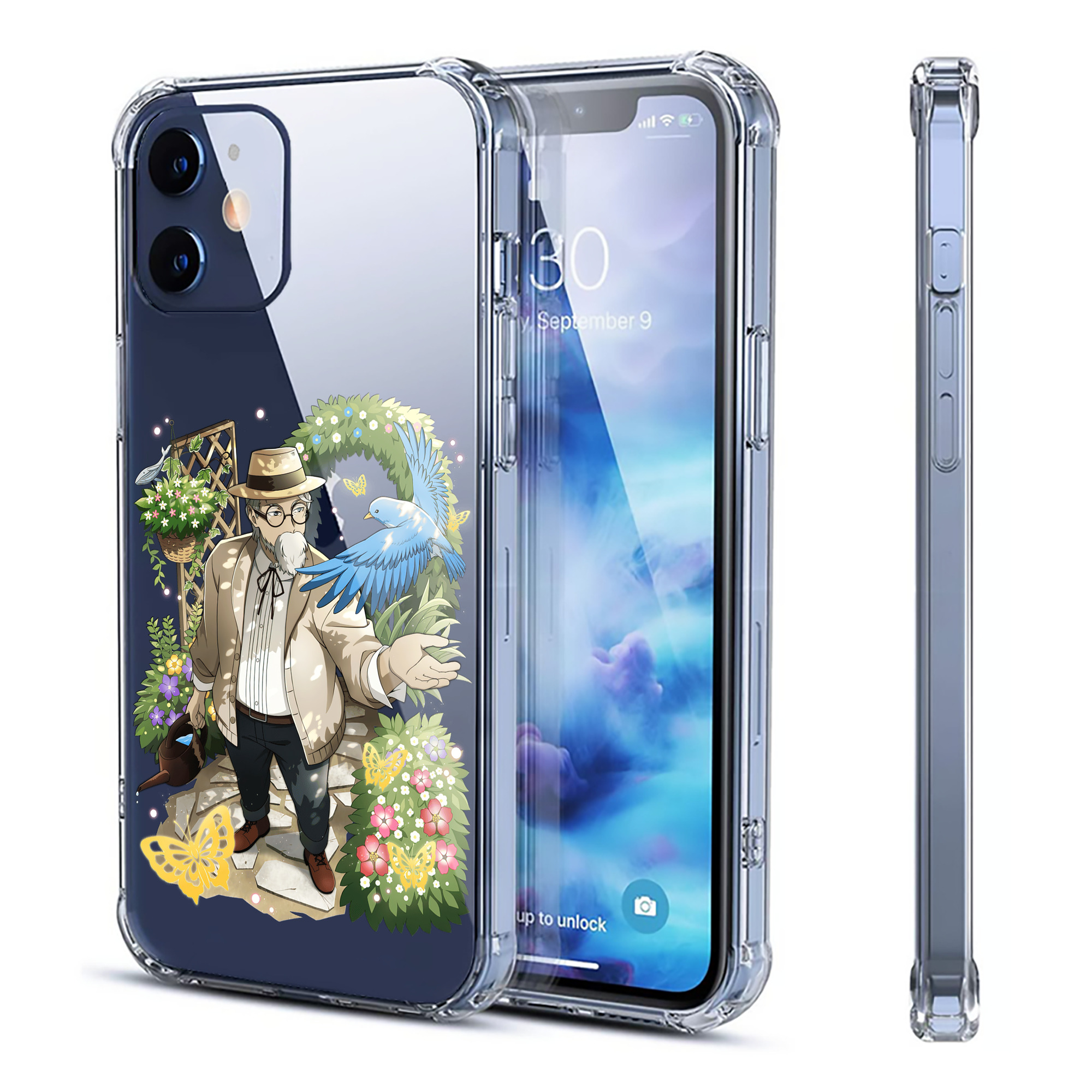 （画像用） 文豪ストレイドッグス Bungo Stray Dogs 【iPhone 12シリーズ対応】透明スマホケース（クリアソフトケース）